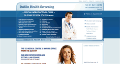 Desktop Screenshot of dublinhealthscreening.ie